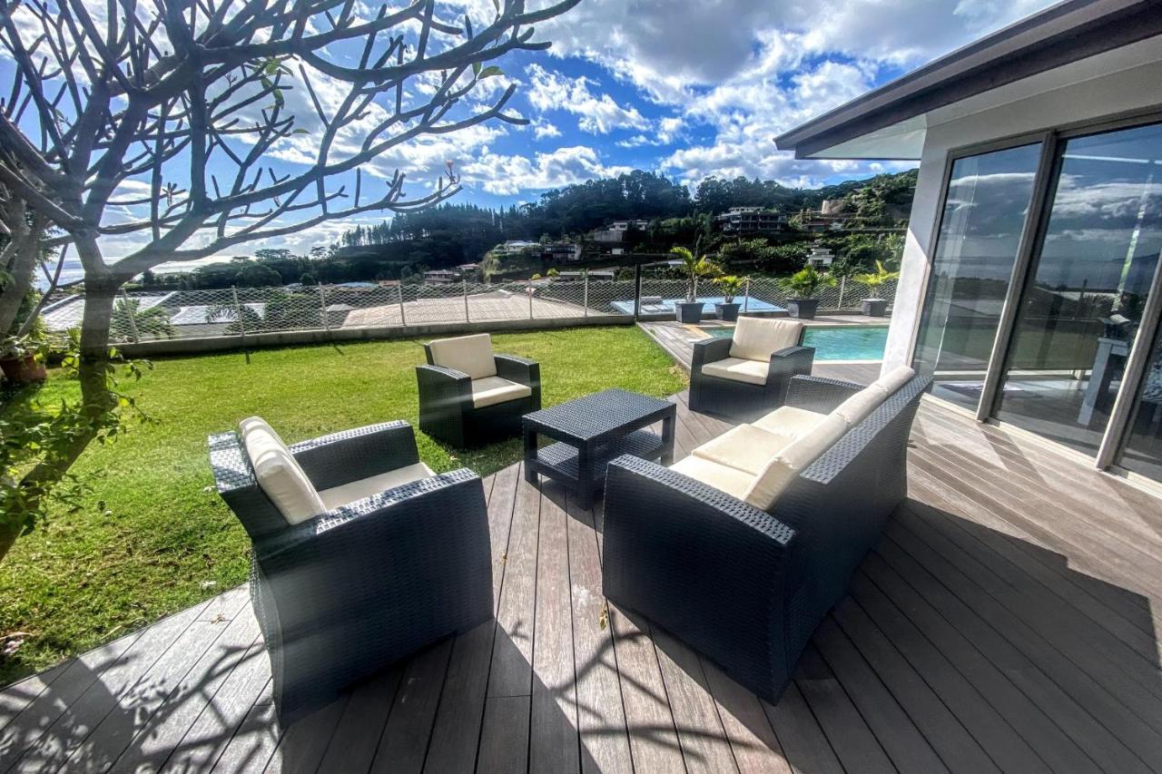 Villa Tiki Wonderfull Sea View Punaauia (Tahiti) Exterior foto
