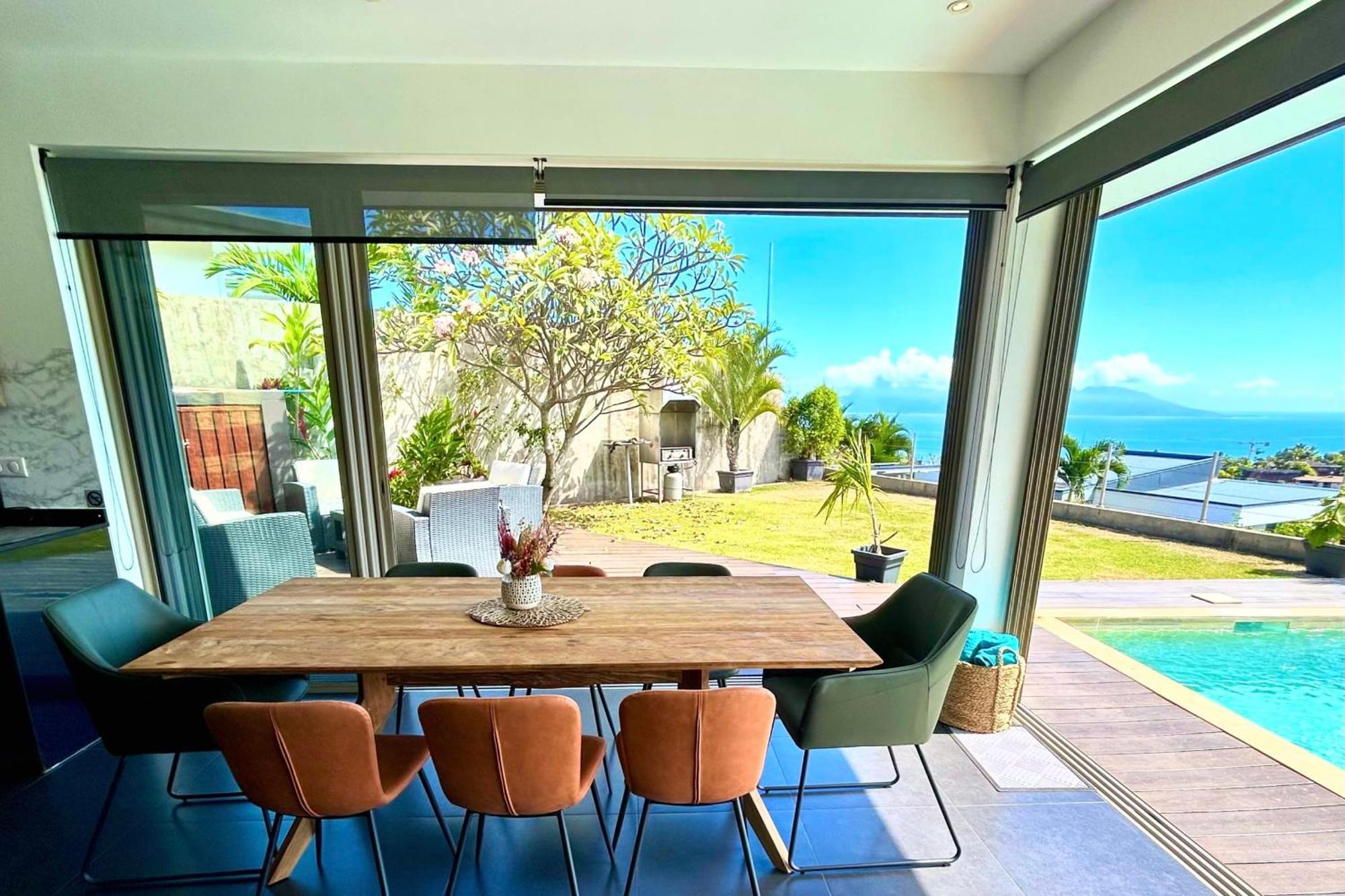 Villa Tiki Wonderfull Sea View Punaauia (Tahiti) Exterior foto